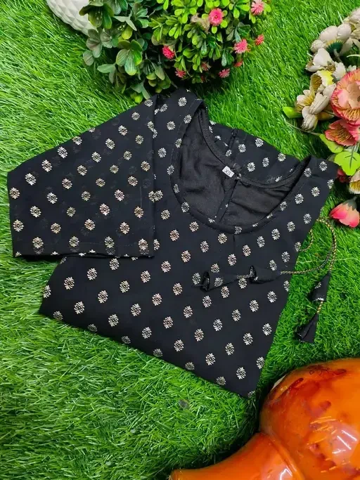 Women's Straight Fancy Kurti for Jeans | Summer & Daily Wear | Navratri Special
